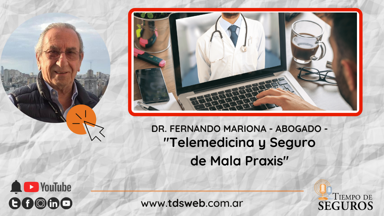 La cuarentena profundizó la problemática de la atención a distancia -consultas a distancia, prescripción de recetas por internet- y para analizar cómo juega la cobertura de mala praxis médica en estos casos contaremos con la palabra del Dr. Fernando Mariona, abogado especializado en la materia.